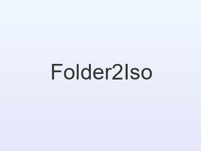 Folder2Iso
