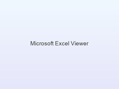 Microsoft Excel Viewer