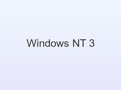 Windows NT 3
